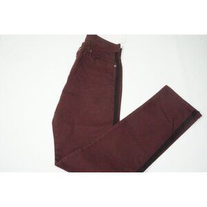 Eidos Denim Evening Metall Fancy Stampa PPT Red Jeans Sz 32 Brand New